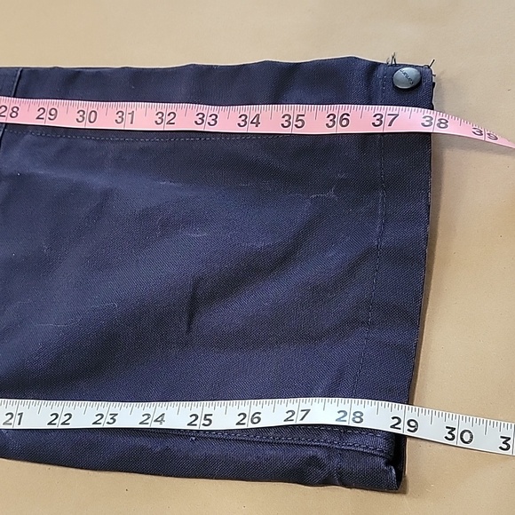 Carhartt FR Size M (8-10 Short) Loose Fit Navy Blue Utility Overalls - Picture 15 of 16